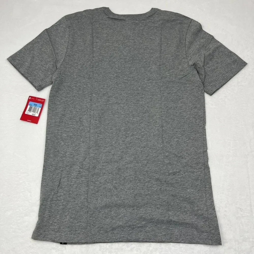 Air Jordan 13 XIII Unlucky Shirt Men Medium Cool Gray Jumpman Short Sleeve New M
